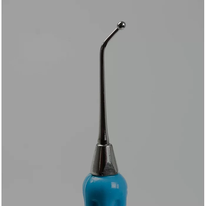 Гладилка с круглой головкой №4 СР (голубой, силикон)